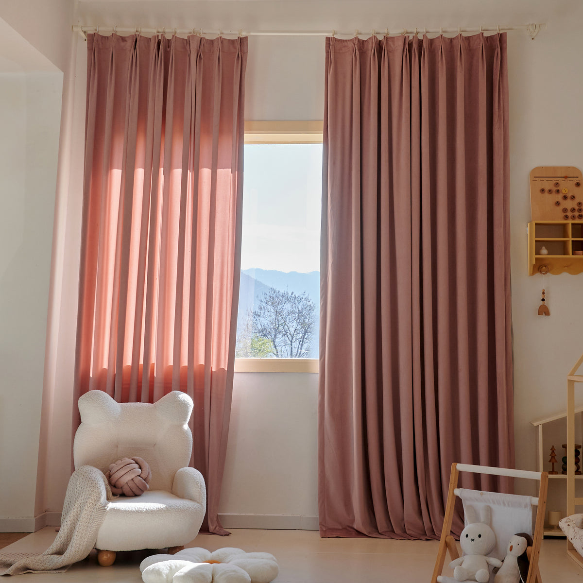 Velvet Blackout Curtains view 2