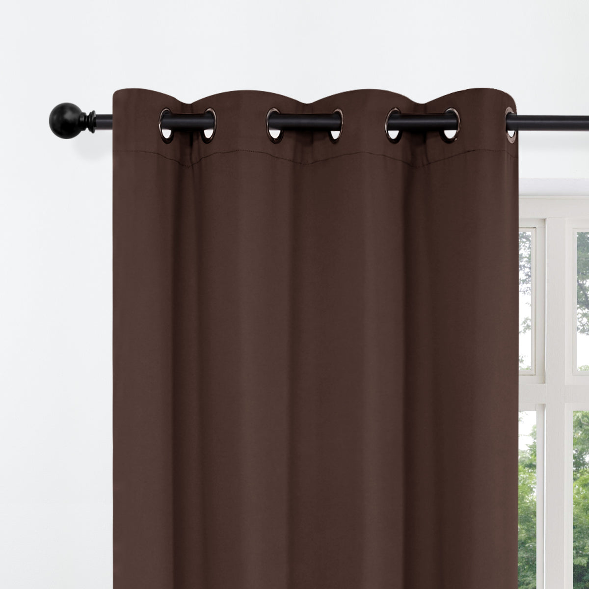 Deconovo Set Of 2 Solid Color Blackout Curtains - Grommet – Deconovo US