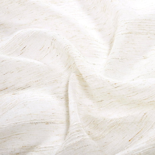 Iris Custom Linen Striped Sheer Curtains - Deconovo US