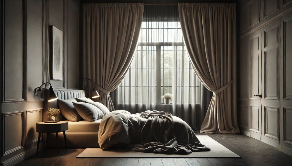10 Asthetic Curtain Ideas to Transform Your Bedroom into a Cozy Modern Space 19 Image