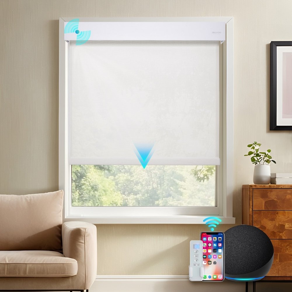 Transform Your Space With Motorized Blinds for Windows – Deconovo US