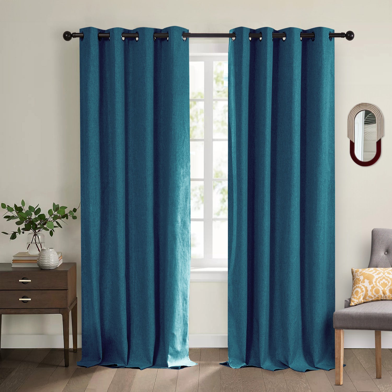 Custom Blackout Curtains 430 GSM Heavyweight | Deconovo Chloe – Deconovo US