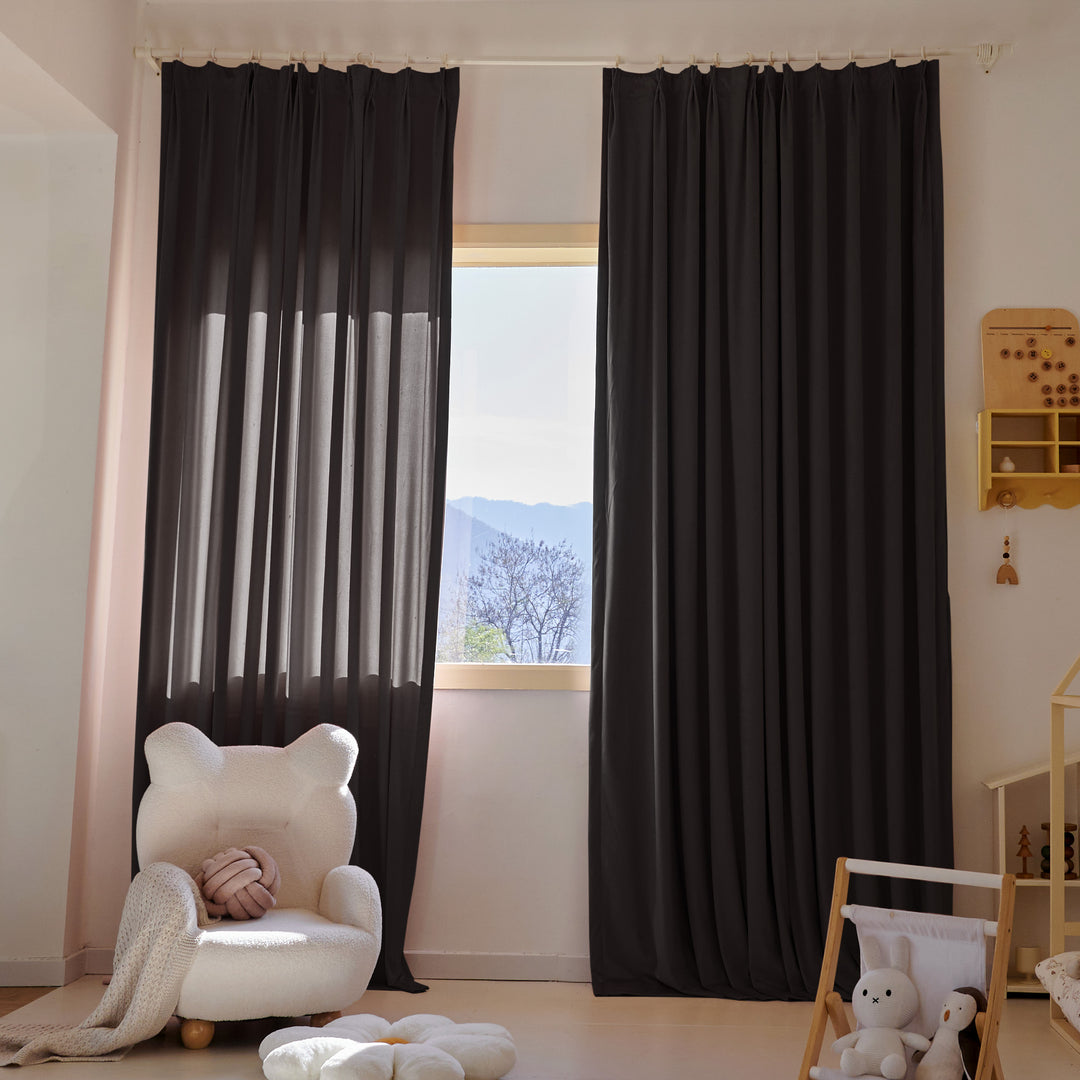 Dutch Velvet Blackout Curtains, Custom Made, OEKO-TEX | Deconovo