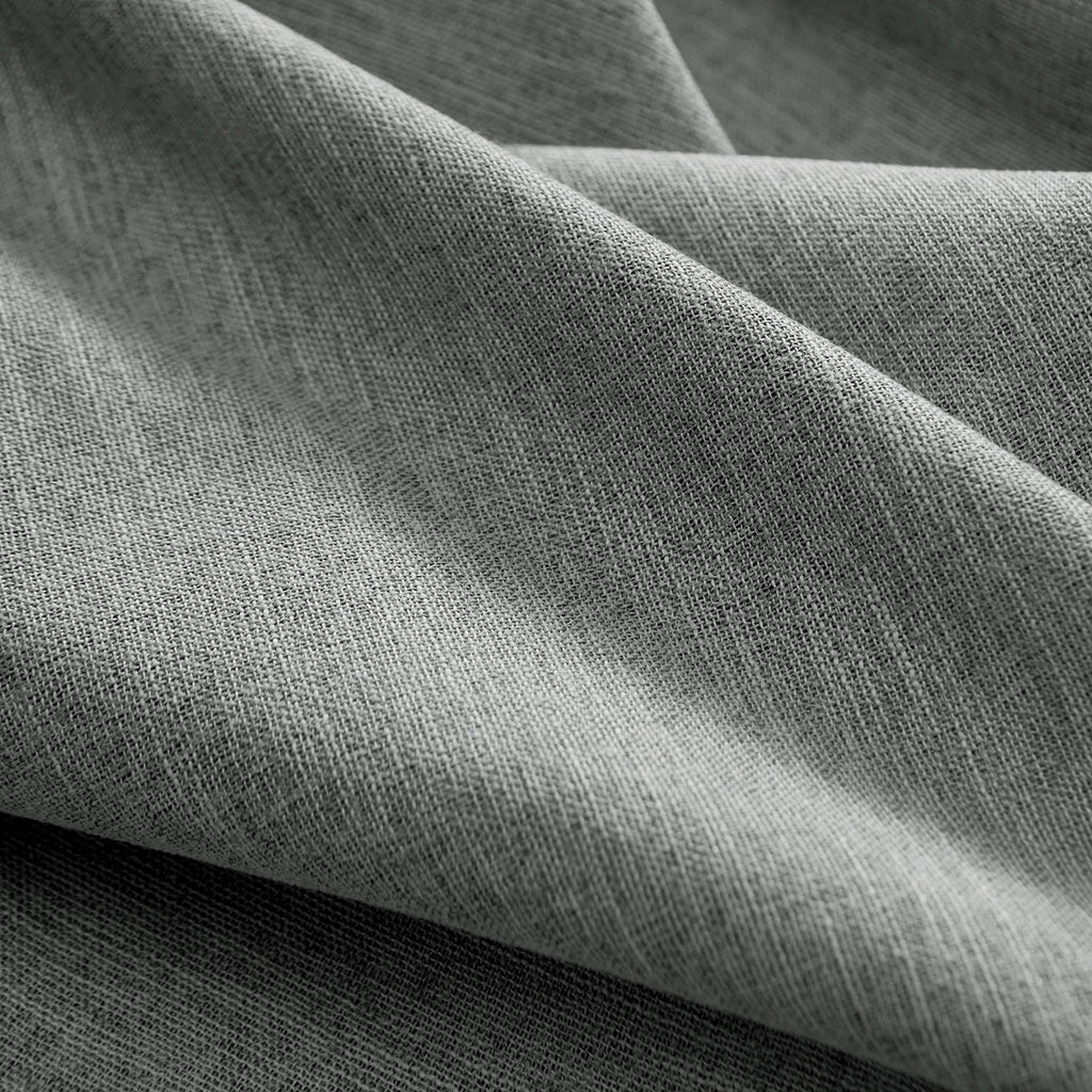 Solene Custom Linen texture 100% Total Blackout Curtains - Deconovo US