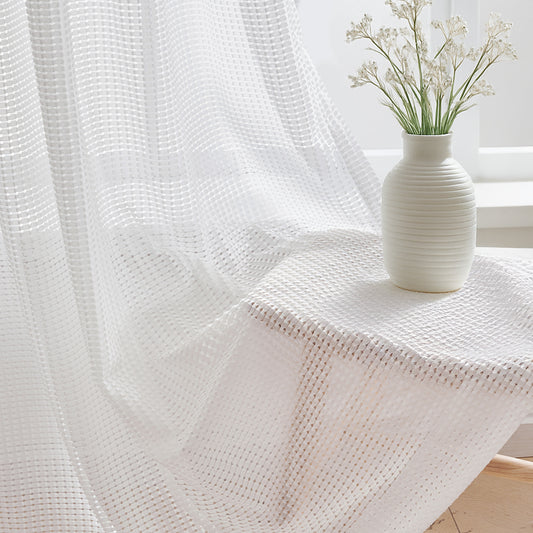 Beverly 3D Textured Sheer Curtains