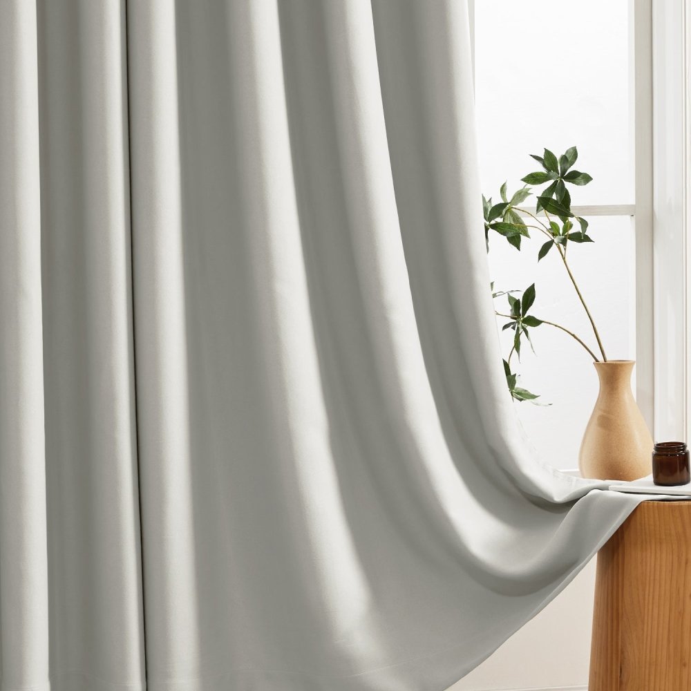 Aspasia Custom Cotton Blend Blackout Curtains - Deconovo US