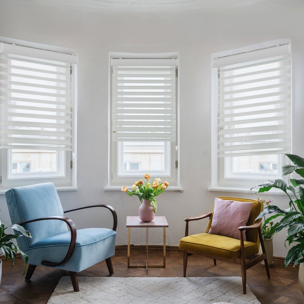 Belinda Custom Light Filtering Sheer Shades - Deconovo US