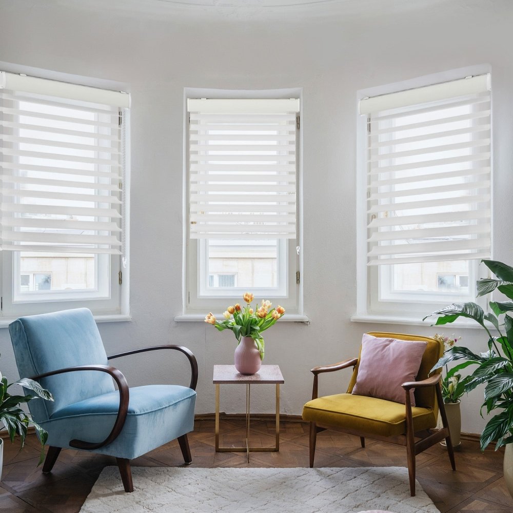 Belinda Custom Light Filtering Sheer Shades - Deconovo US