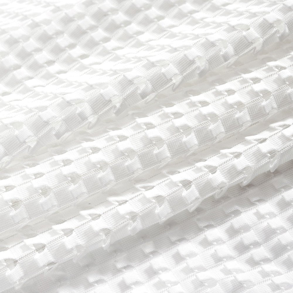 Beverly 3D Textured Voile Sheer Curtains - Deconovo US