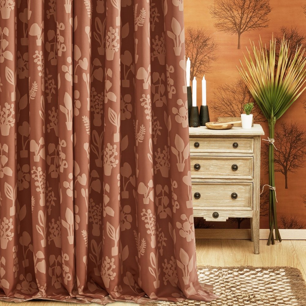 Bohome Foliage Blackout Curtains - Deconovo US