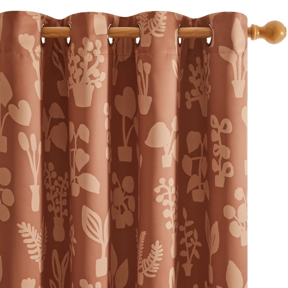 Bohome Foliage Blackout Curtains - Deconovo US