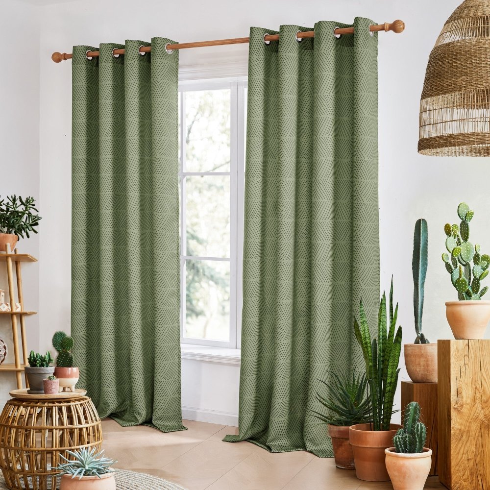 Bohome Rattan Blackout Curtains - Deconovo US