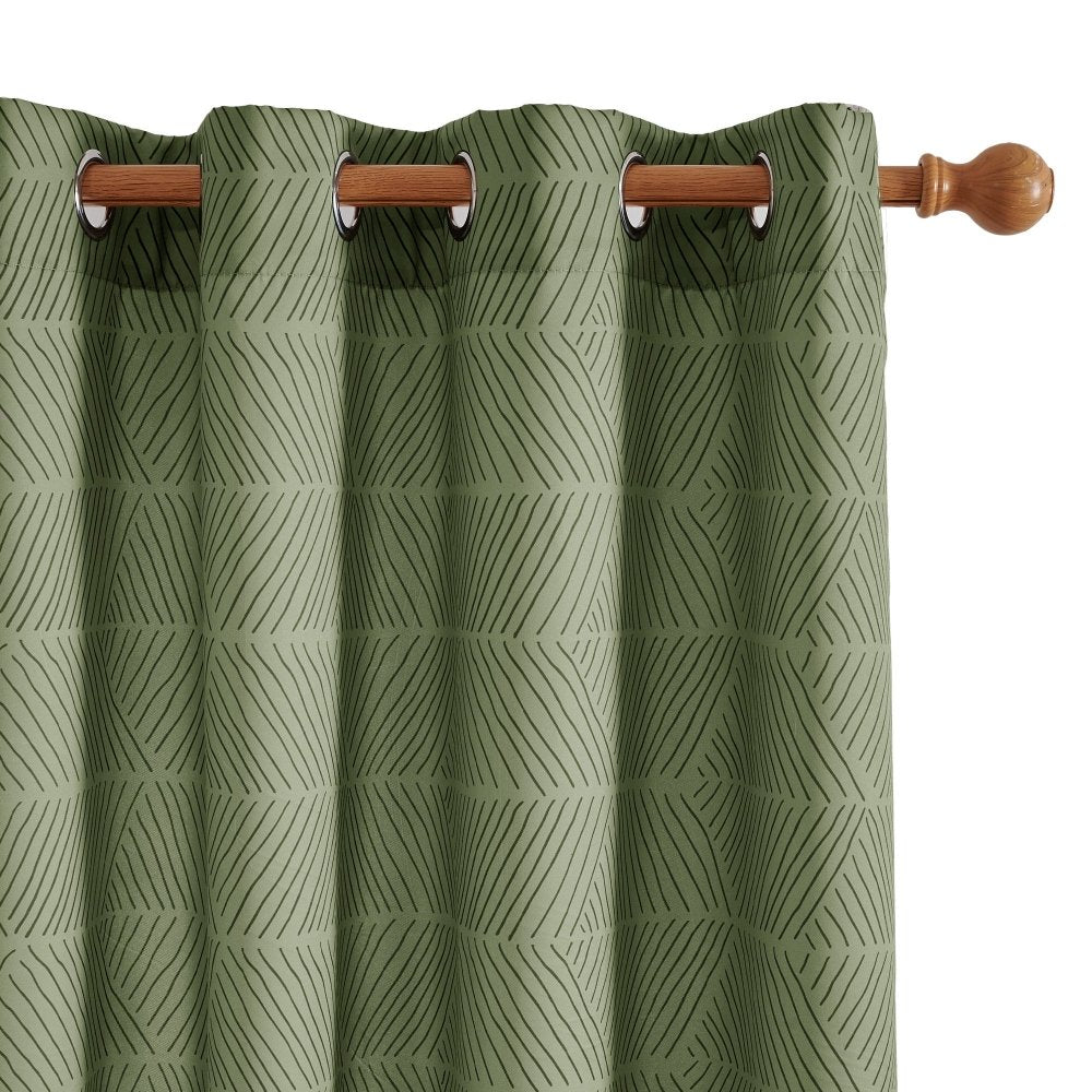 Bohome Rattan Blackout Curtains - Deconovo US