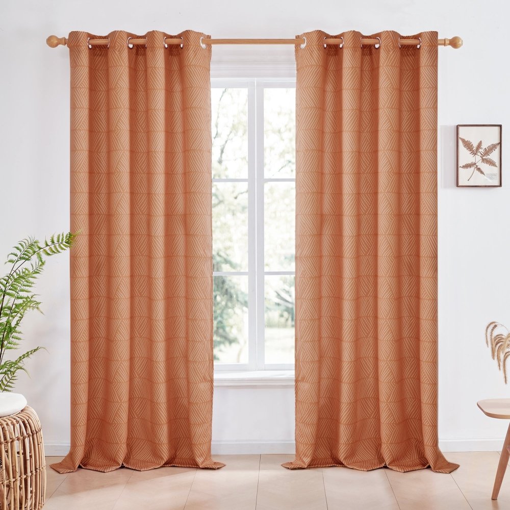 Bohome Rattan Blackout Curtains - Deconovo US