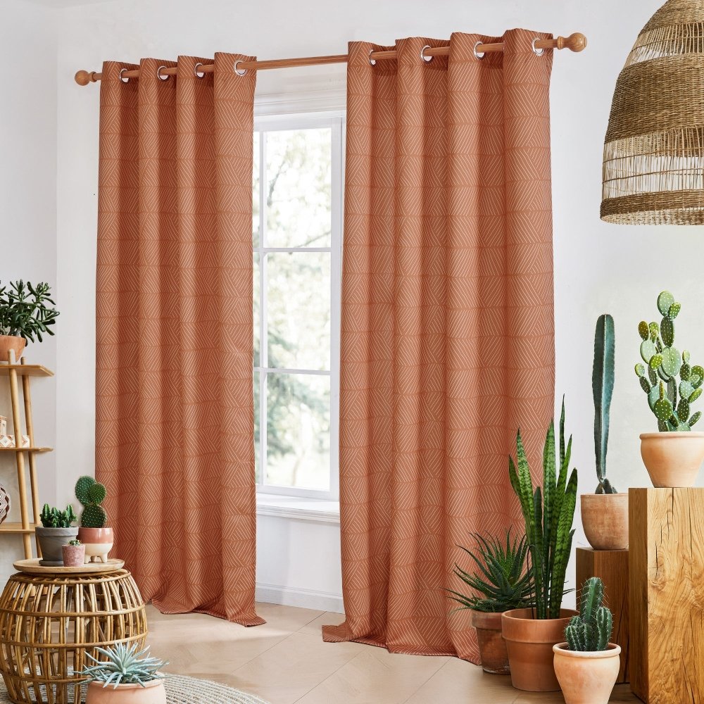 Bohome Rattan Blackout Curtains - Deconovo US