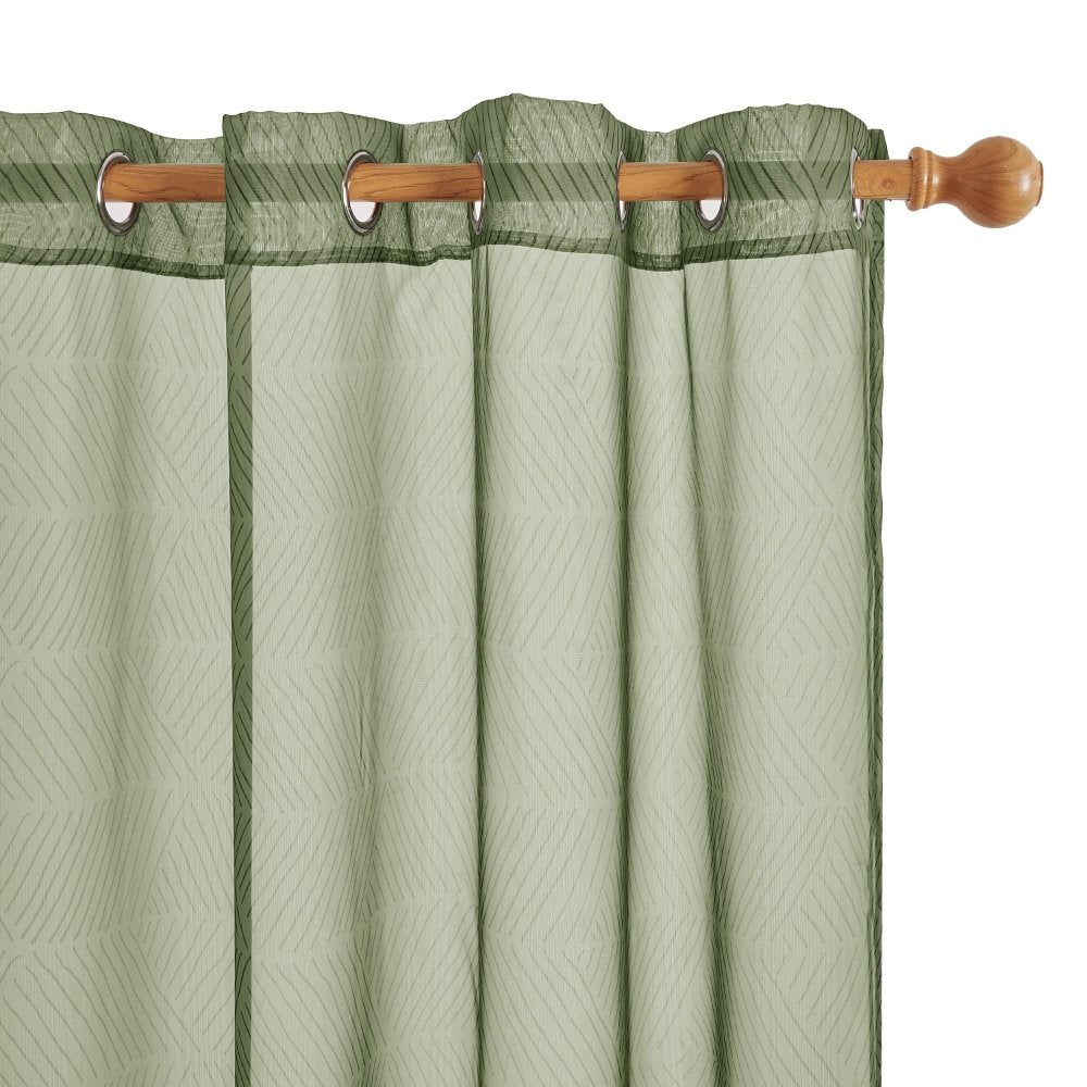 Bohome Rattan Sheer Curtains - Deconovo US