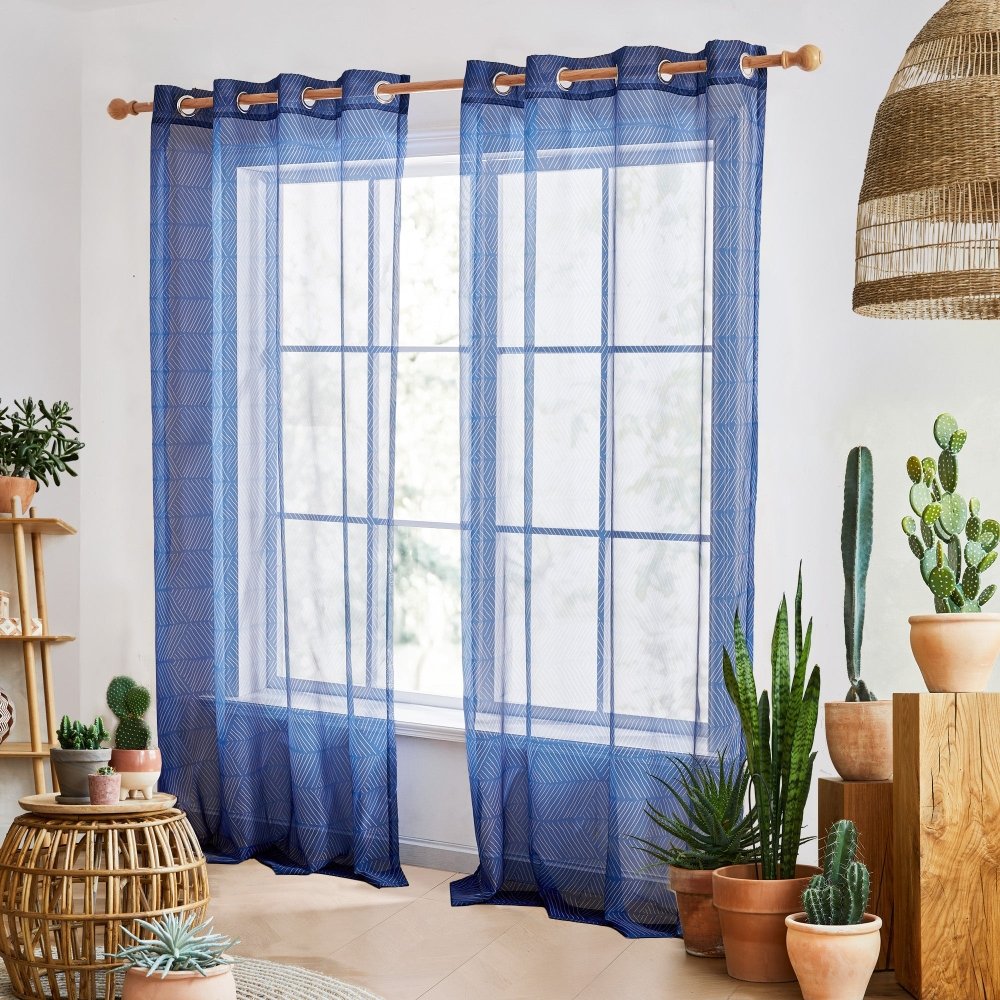 Bohome Rattan Sheer Curtains - Deconovo US