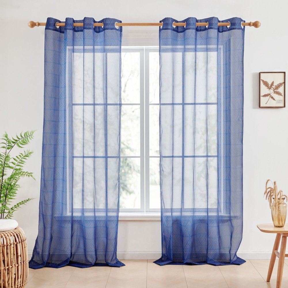 Bohome Rattan Sheer Curtains - Deconovo US