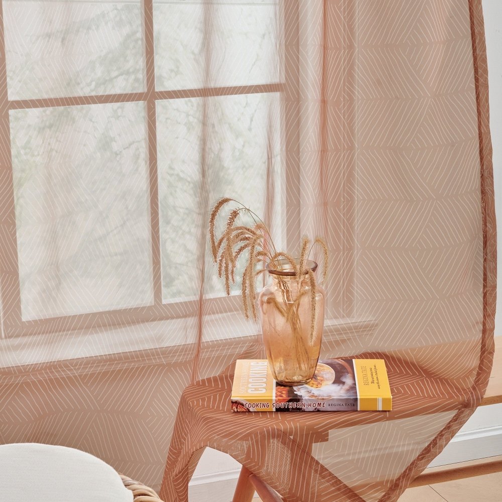 Bohome Rattan Sheer Curtains - Deconovo US