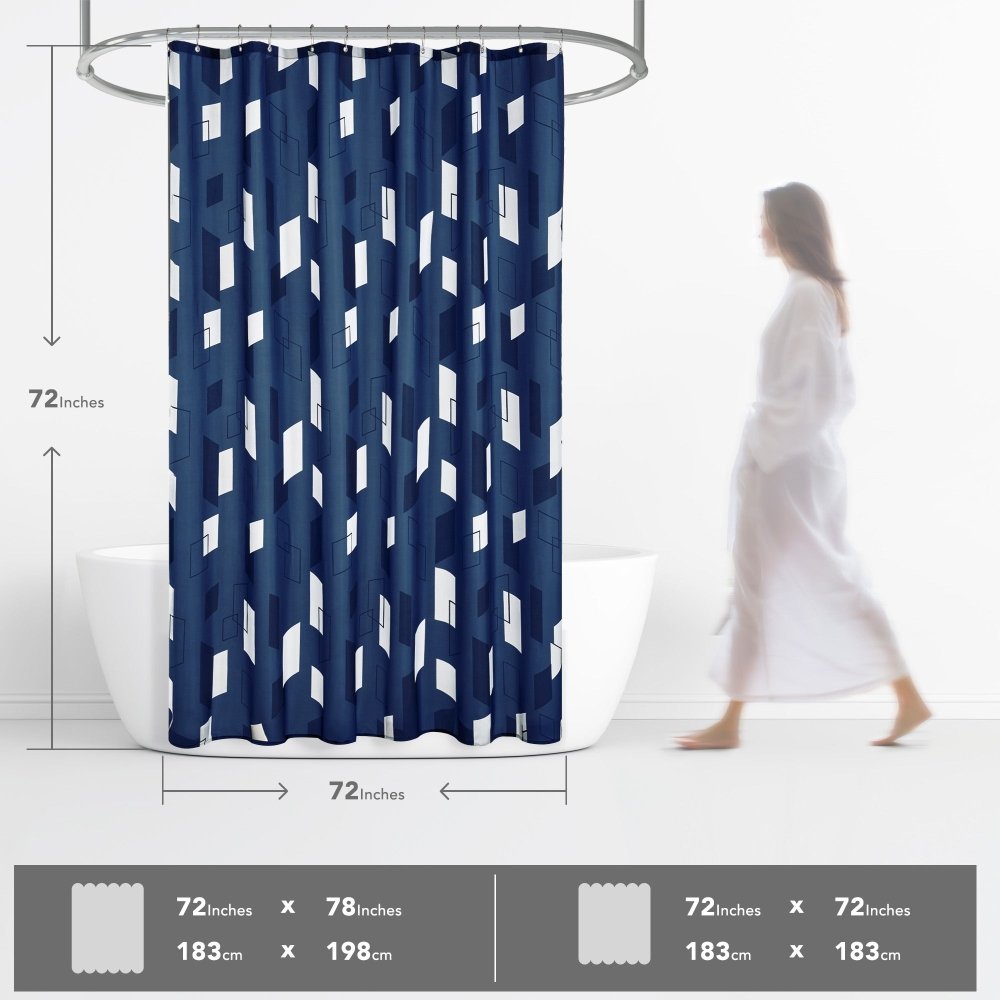 Classic Sheet Shower Curtains - Deconovo US