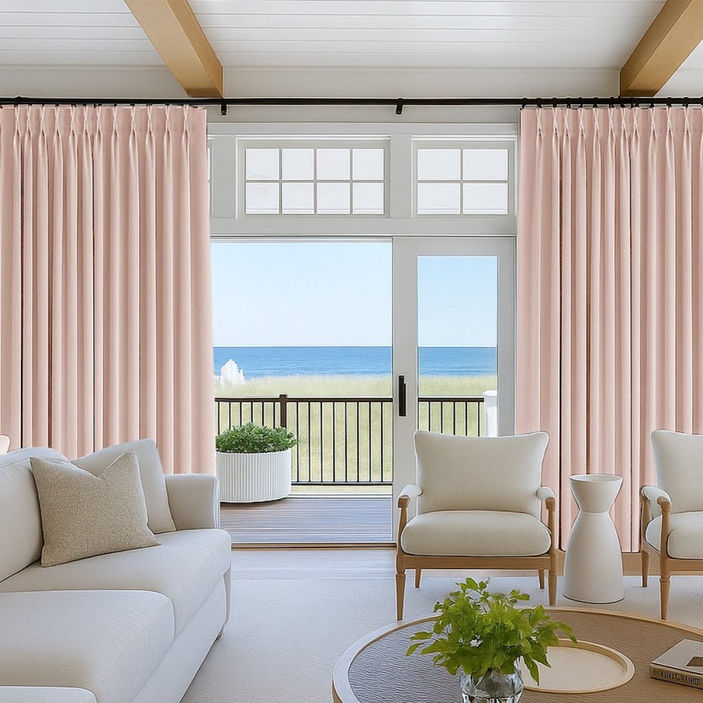 Damla Double - Layer Crinkled Sheer Curtains - Deconovo US