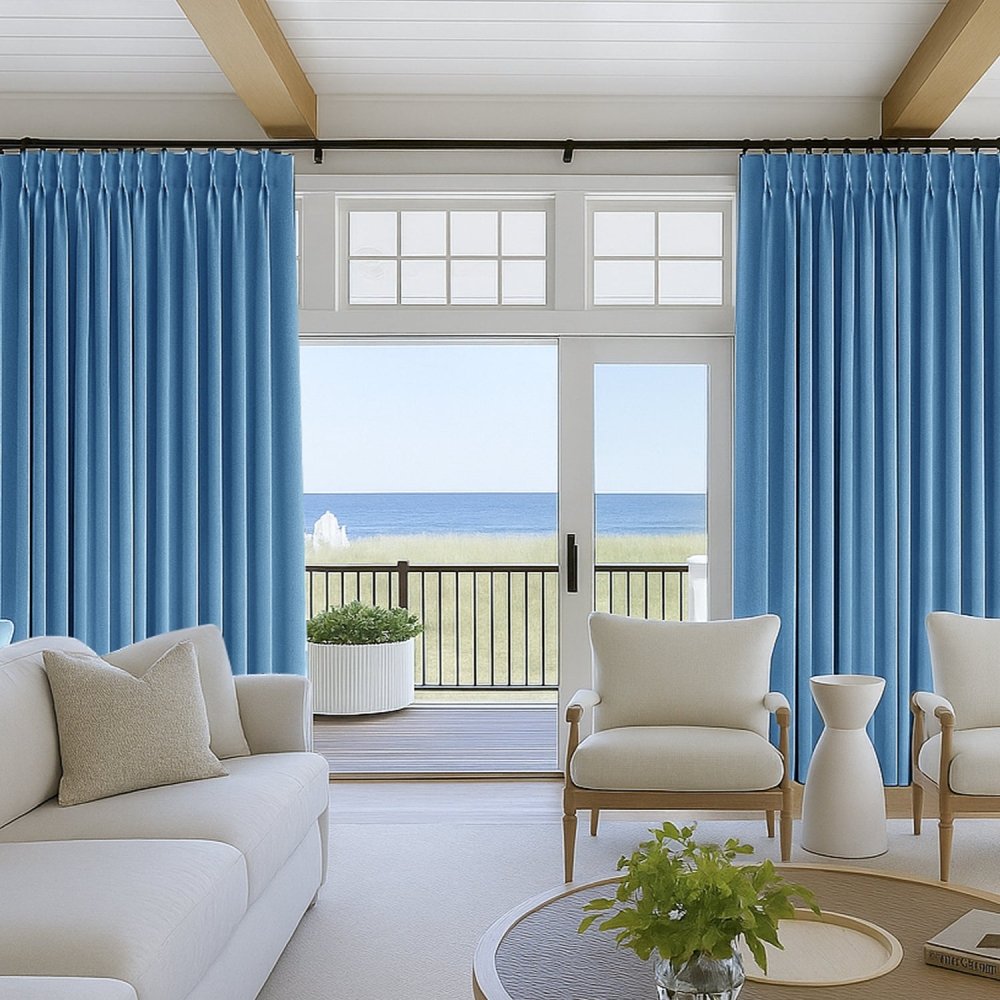 Damla Double - Layer Crinkled Sheer Curtains - Deconovo US