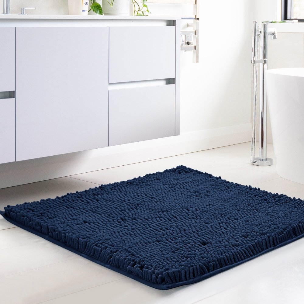 Deconovo 4 - Pack Bath Rugs: Thick Chenille, Soft & Quick - Dry Plush for Bathtub & Shower - Deconovo US