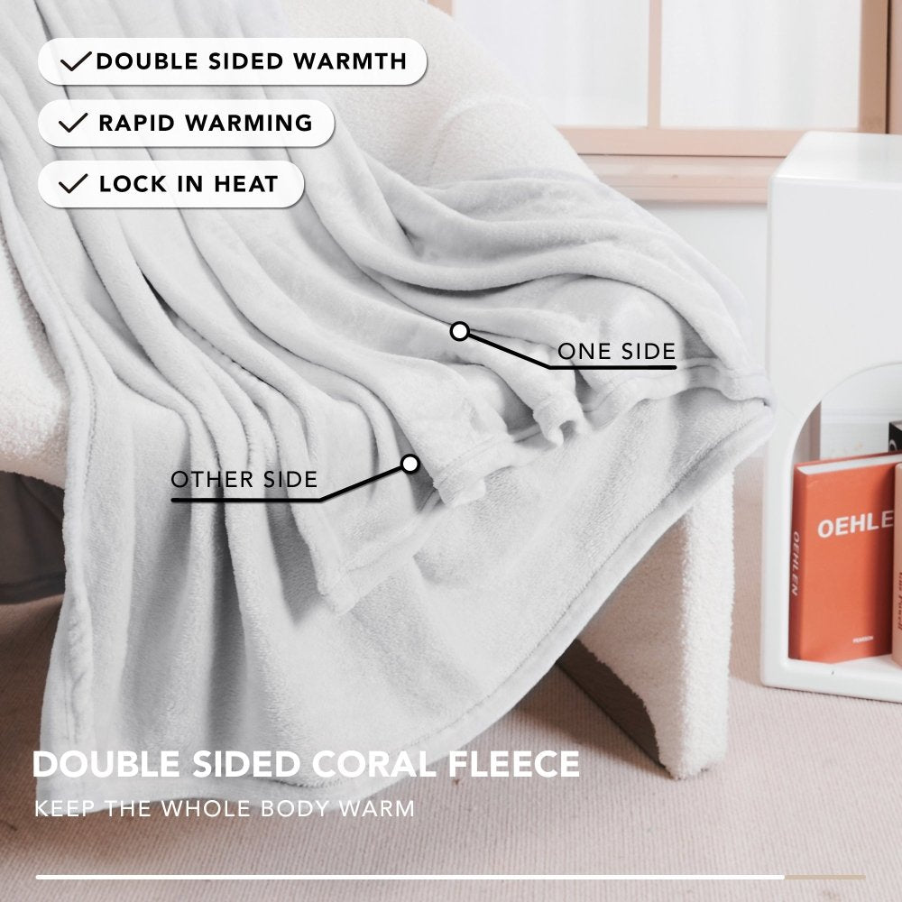 Deconovo Coral Fleece Blankets - Deconovo US
