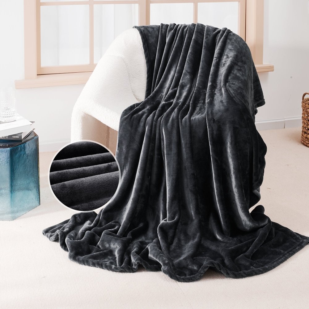 Deconovo Coral Fleece Blankets - Deconovo US