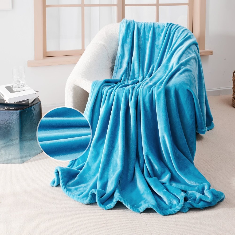 Deconovo Coral Fleece Blankets - Deconovo US