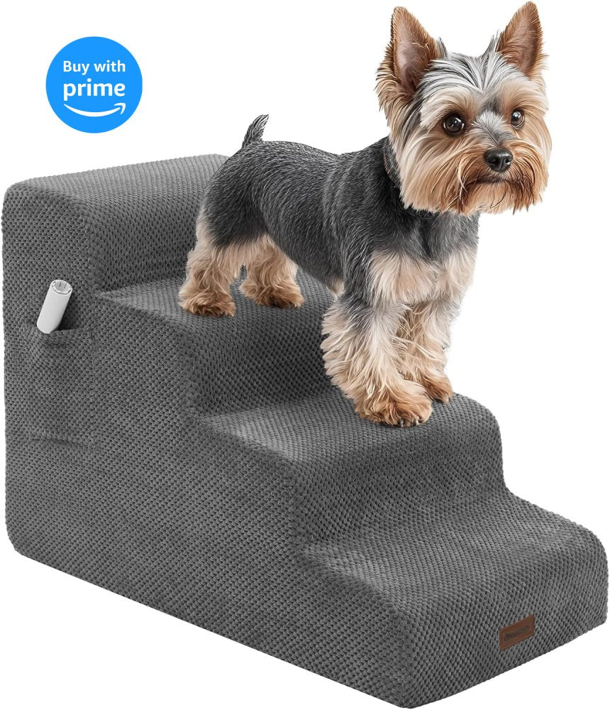 Deconovo Dog Stairs for Small Dogs, Pet Stairs Dog Ramp with Removable, Washable Cover and Non - Slip Floor - Deconovo US