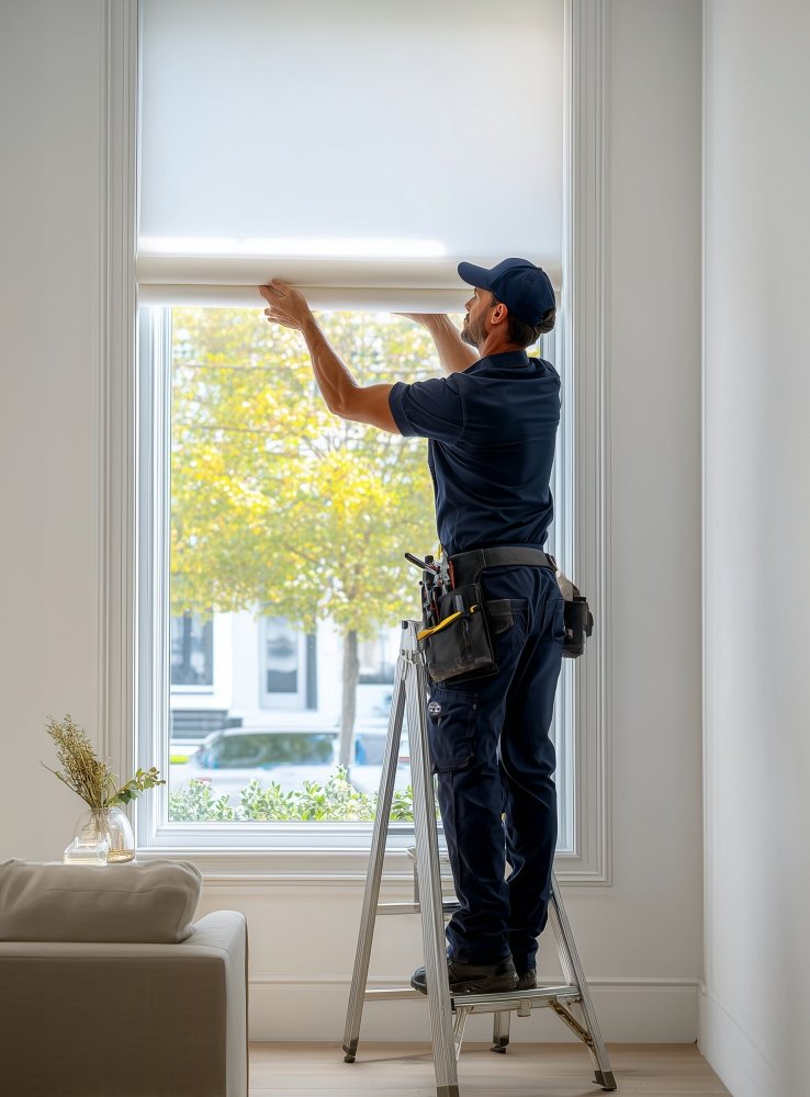 Deconovo In - Home Rollar Blinds Installation Service - Deconovo US