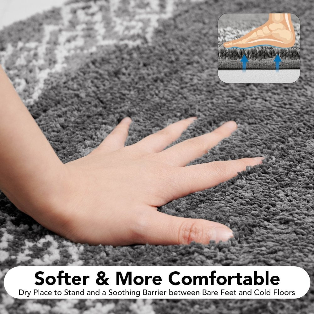 Deconovo Ultra - Absorbent, Non - Slip, and Easy - Care Bath Mat - Deconovo US