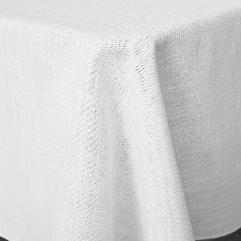 Eleanor Custom Faux Linen Tablecloth - Deconovo US