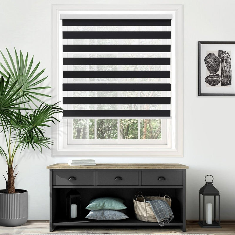 Blindstone 2039 ブラック #4 Elodie Custom Blackout and Waterproof Zebra Blinds – Deconovo US