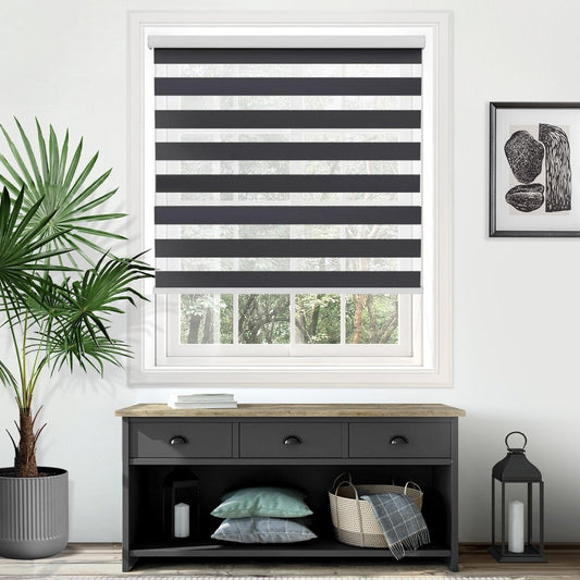 Elodie Custom Blackout and Waterproof Zebra Blinds - Deconovo US