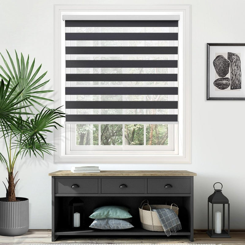 Waterproof Blackout Zebra Blinds, Outdoor Ready, OEKO-TEX