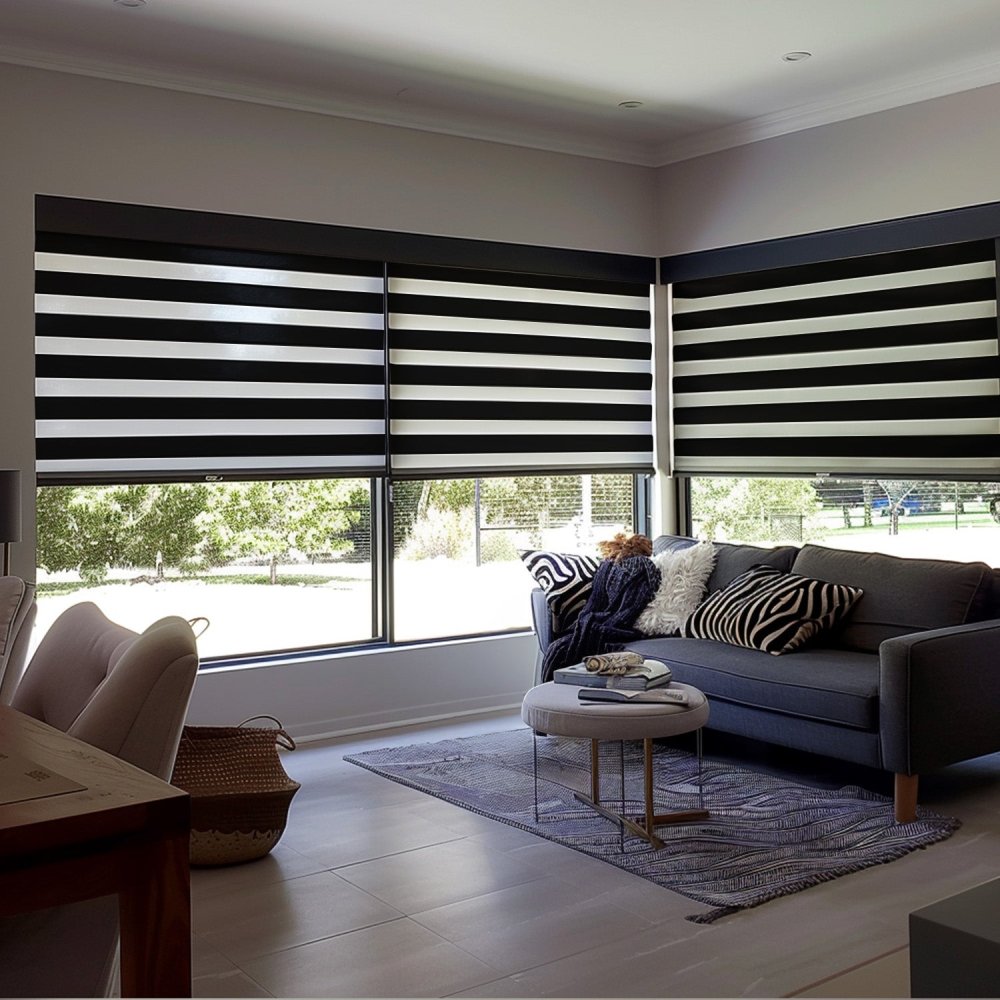 Blindstone 2039 ブラック #4 Isvgxsz Heat Insulation Blackout Roller Blinds Retractable Balcony