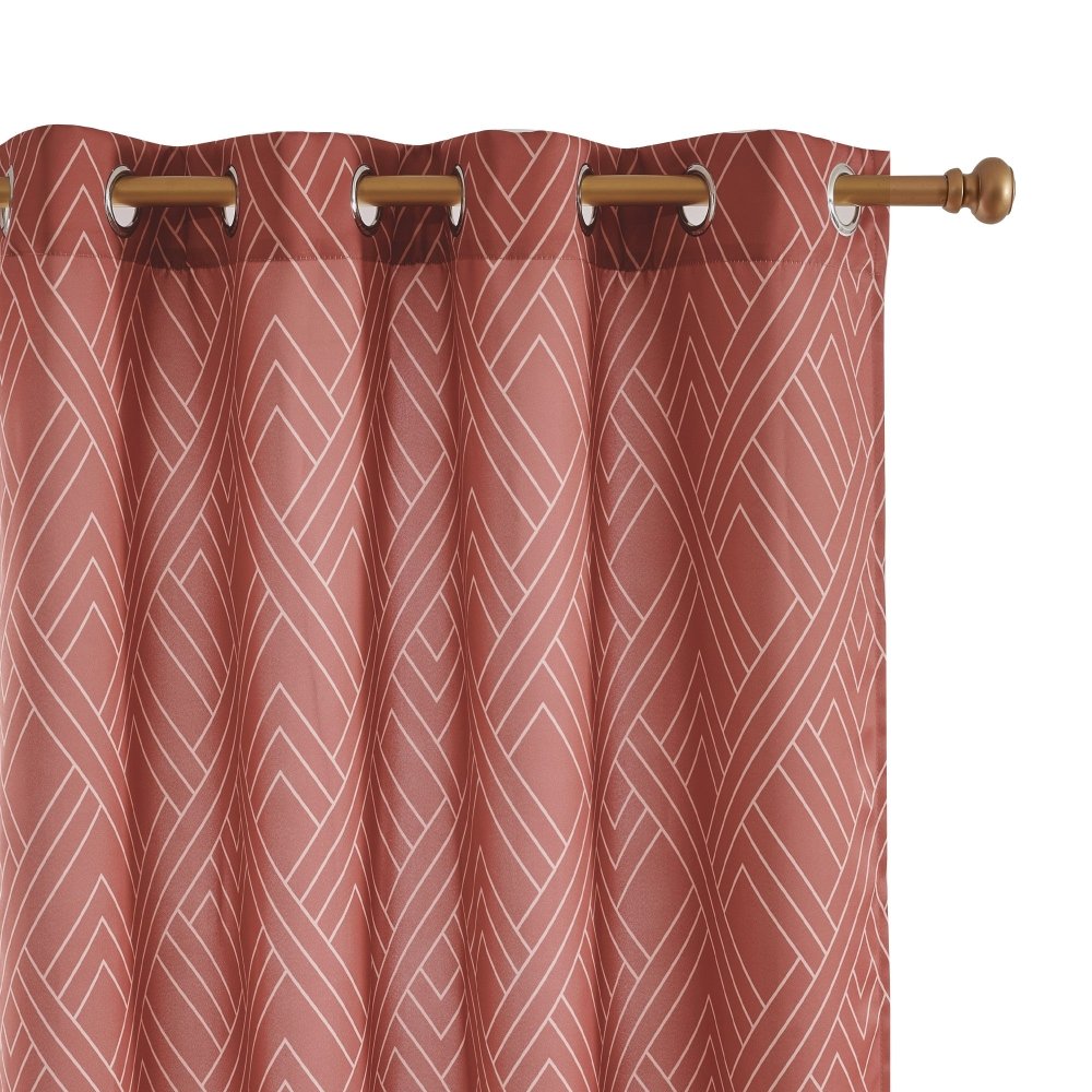 Envogue Art Deco Lines Blackout Curtains - Deconovo US