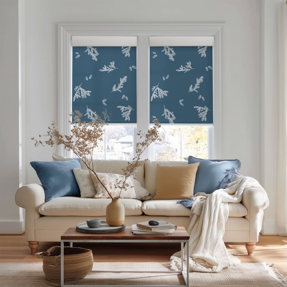 Farmhouse Forest Air Print Semi - Blackout Roller Blinds - Deconovo US