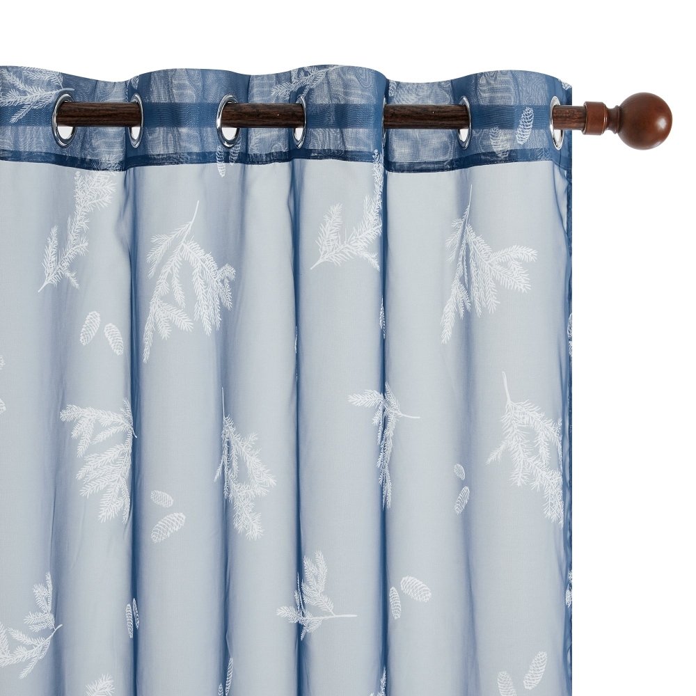 Farmhouse Forest Air Sheer Curtains - Deconovo US