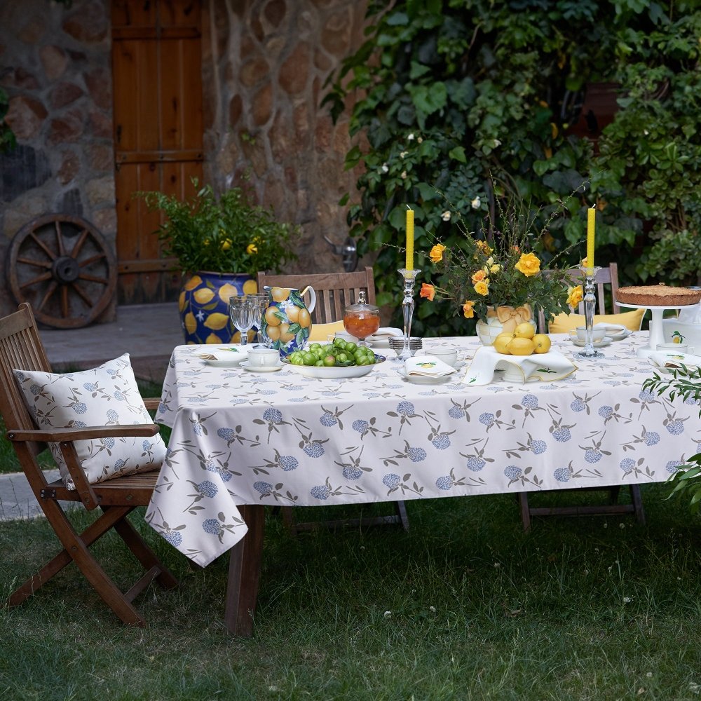 Farmhouse Happy Waterproof Tablecloth - Deconovo US