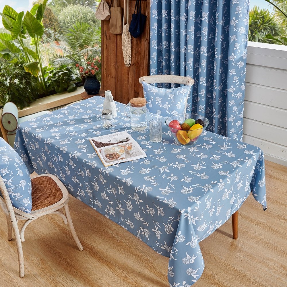 Farmhouse Happy Waterproof Tablecloth - Deconovo US