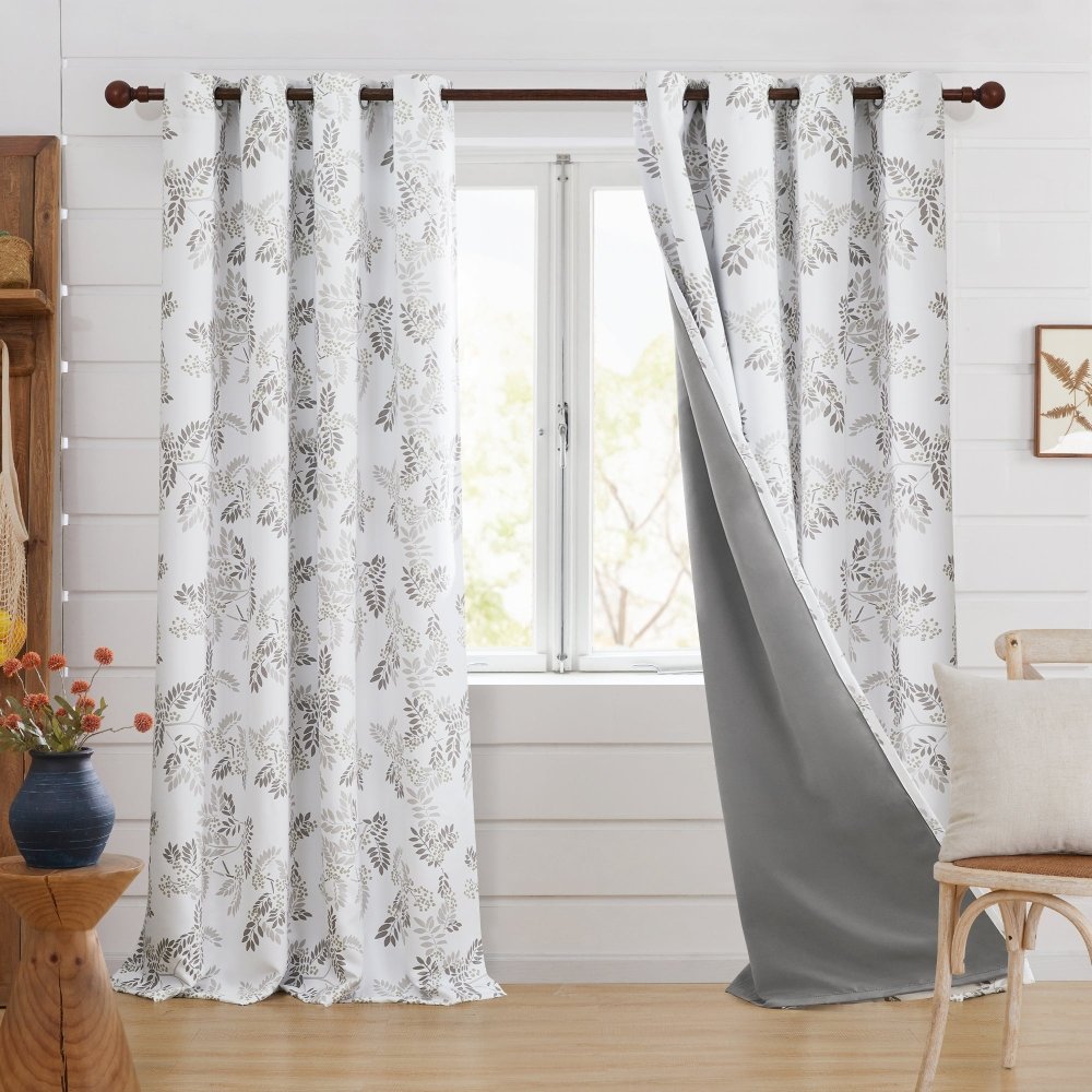 Farmhouse Mountain Ash Blackout Curtains - Deconovo US