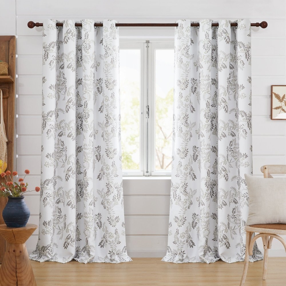 Farmhouse Mountain Ash Blackout Curtains - Deconovo US