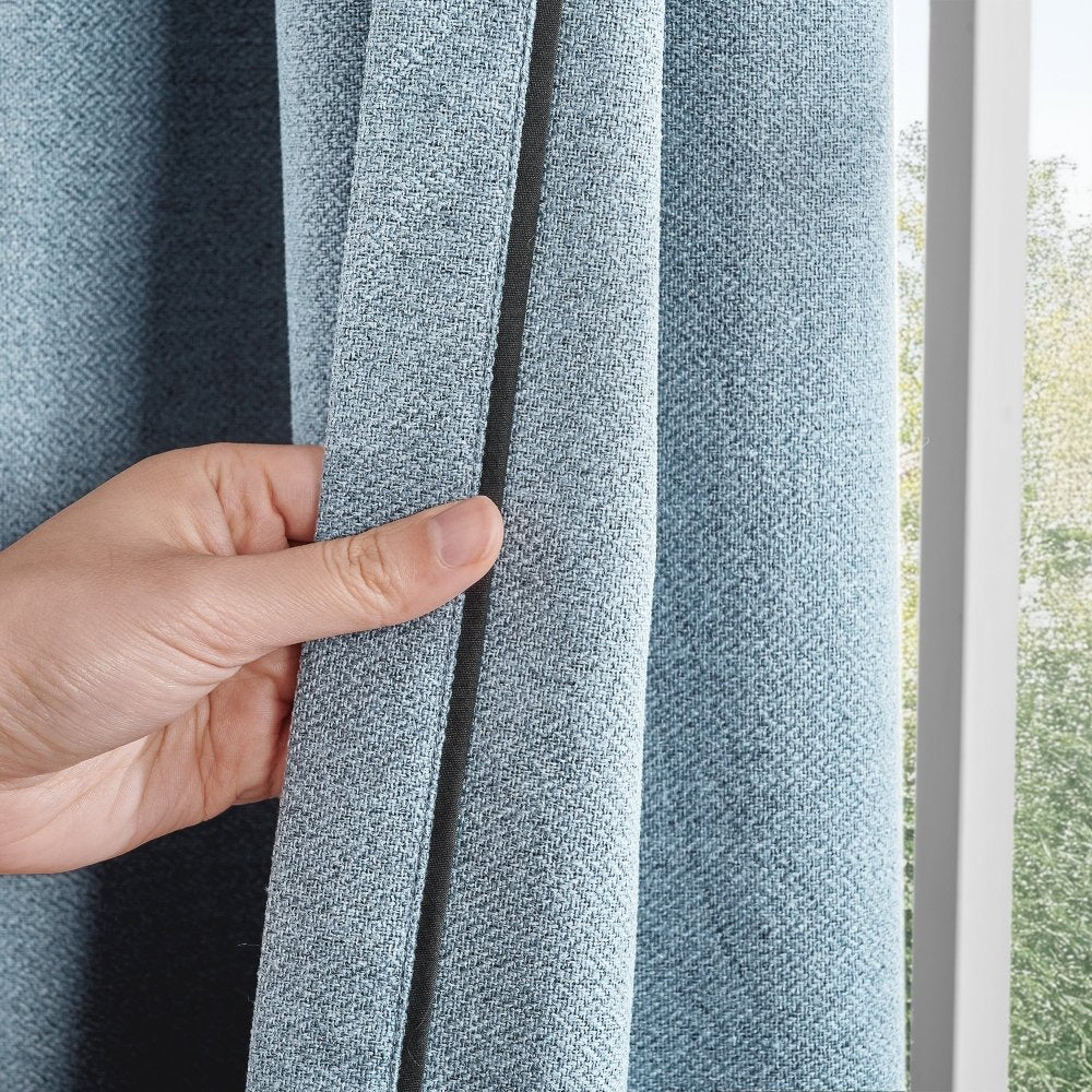 Heloise 100% Total Blackout Custom Curtains - Deconovo US