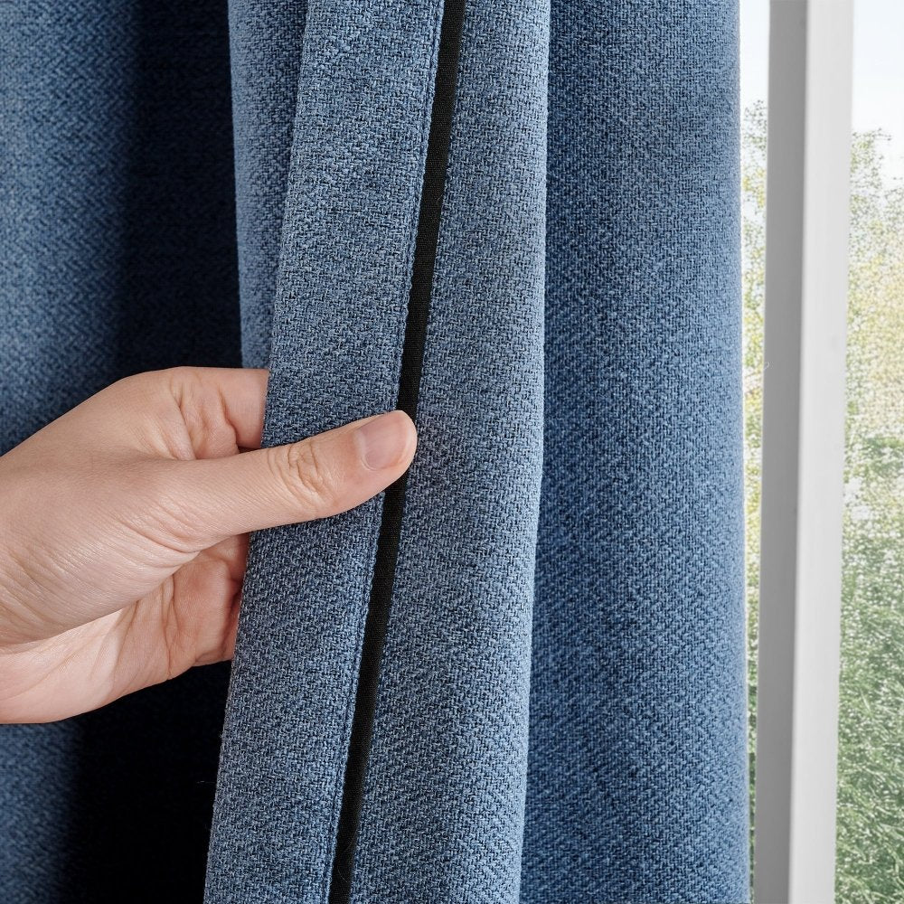 Heloise 100% Total Blackout Custom Curtains - Deconovo US