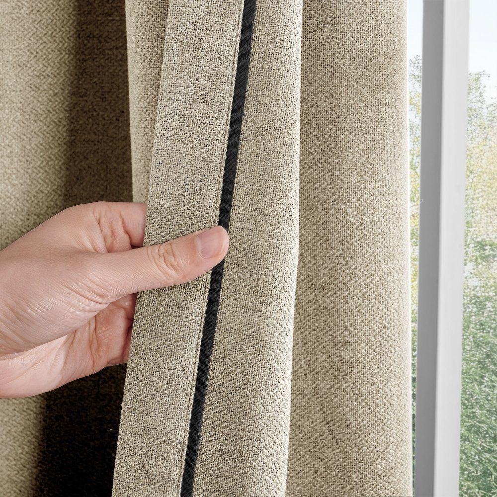 Heloise 100% Total Blackout Custom Curtains - Deconovo US