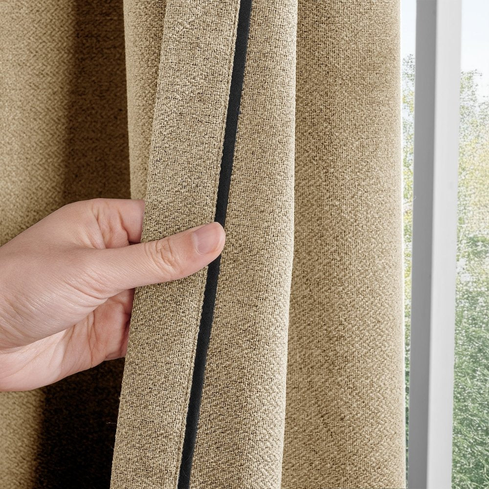 Heloise 100% Total Blackout Custom Curtains - Deconovo US