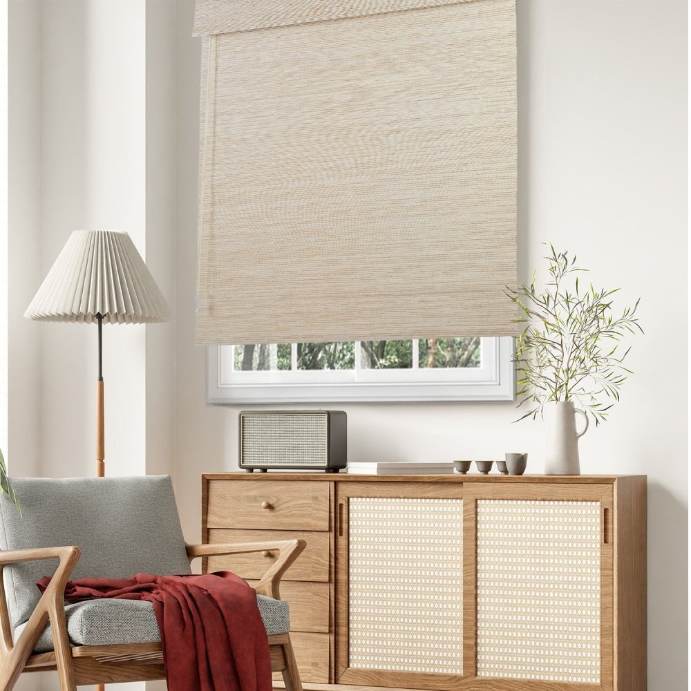 Irwin Custom Natural Paper Bamboo Woven Shades - Deconovo US